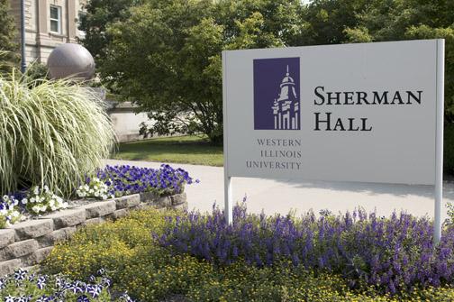 Sherman Hall sign