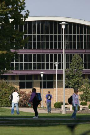 South view of the Student Recreation Center