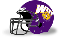 WIU Football helmet
