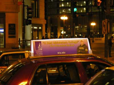 WIU taxi top