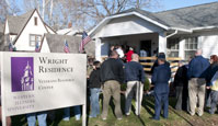 Wright House dedication photo