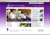 New WIU website logo