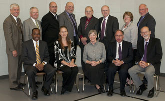 Graduation photo of Alumni Award Recipients