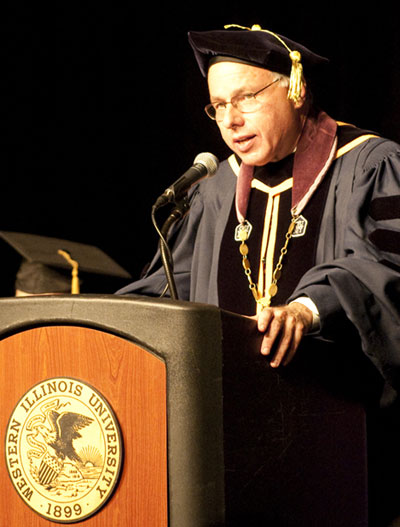 WIU President Al Goldfarb photo