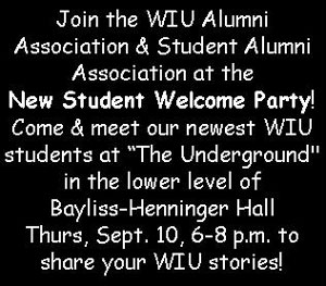 New student welcome party logo
