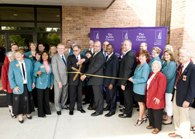 Caxton building dedication photo