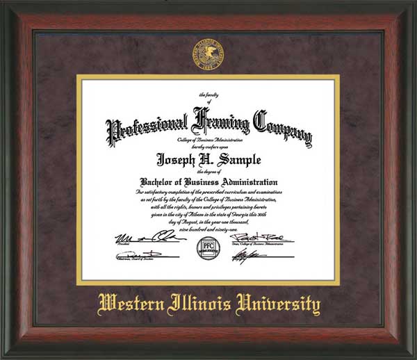 diploma frame rosewood