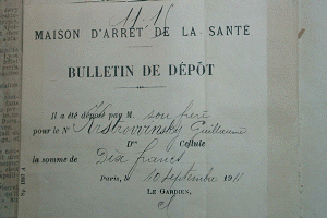Bulletin de d&eacute;p&ocirc;t