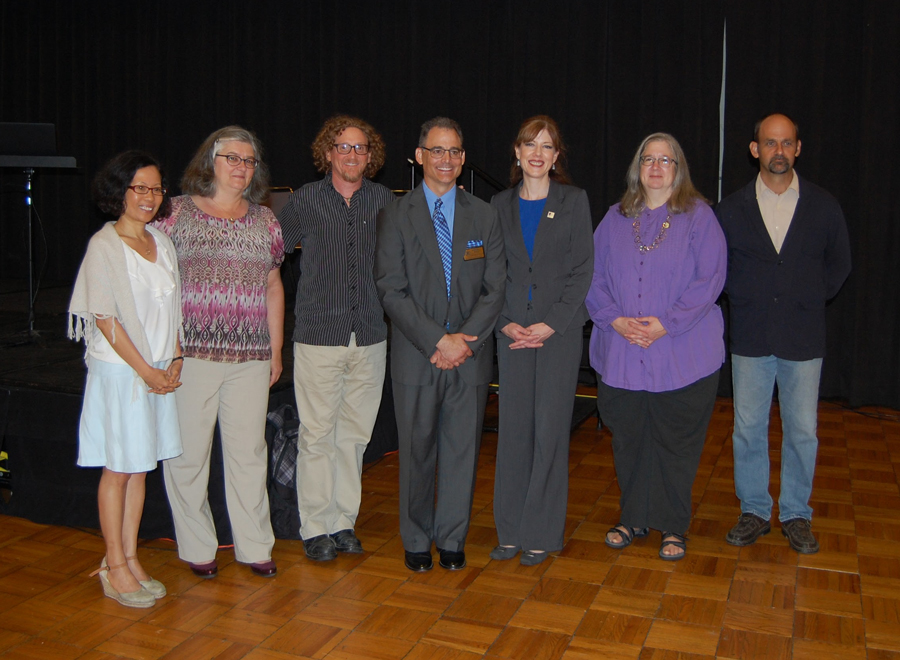 Left to Right: Dr. Febe Pamonag; Dr. Ute Chamberlin; Dr. Peter Cole; Dr. Edward Woell; Dr. Jennifer McNabb; Dr. Ginny Boynton; Dr. Timothy Roberts.
