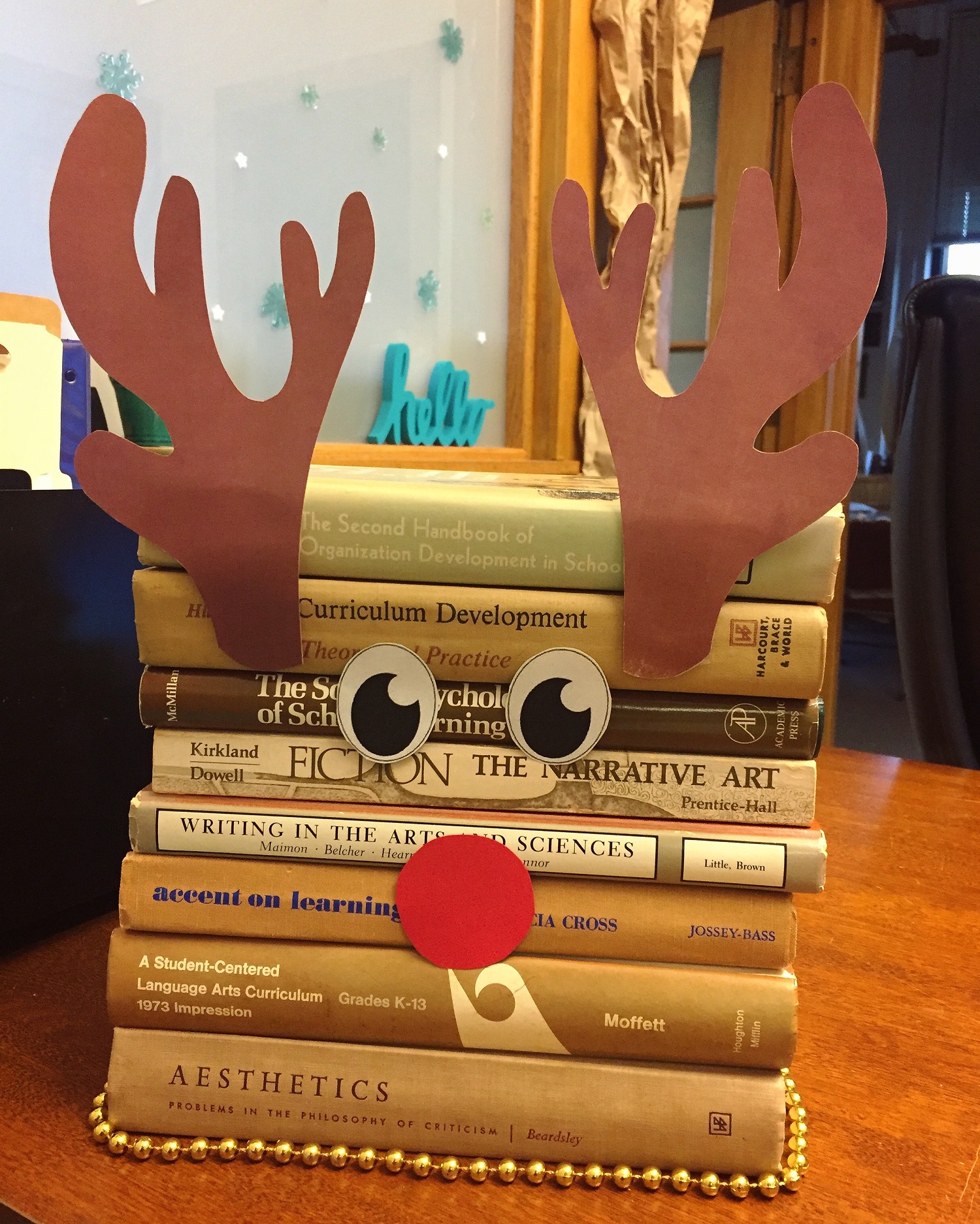 Reindeer Book Display