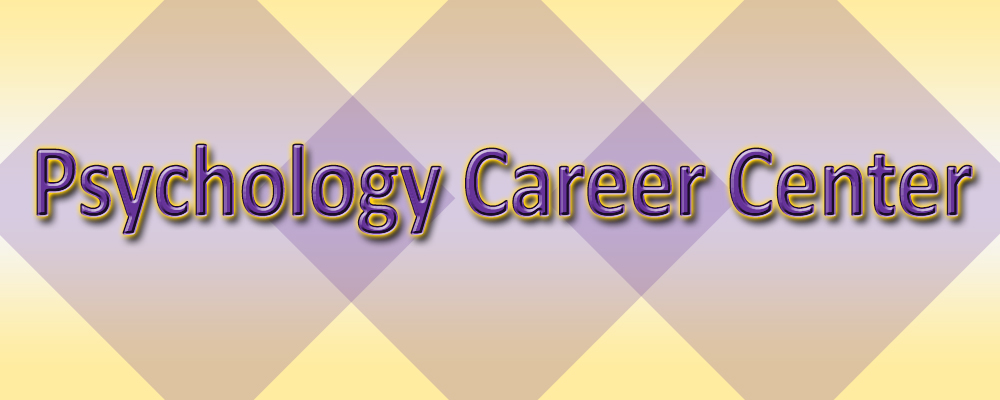 Psychology Career Banner.