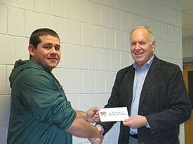 Dustin Baker and Dr. Bailey