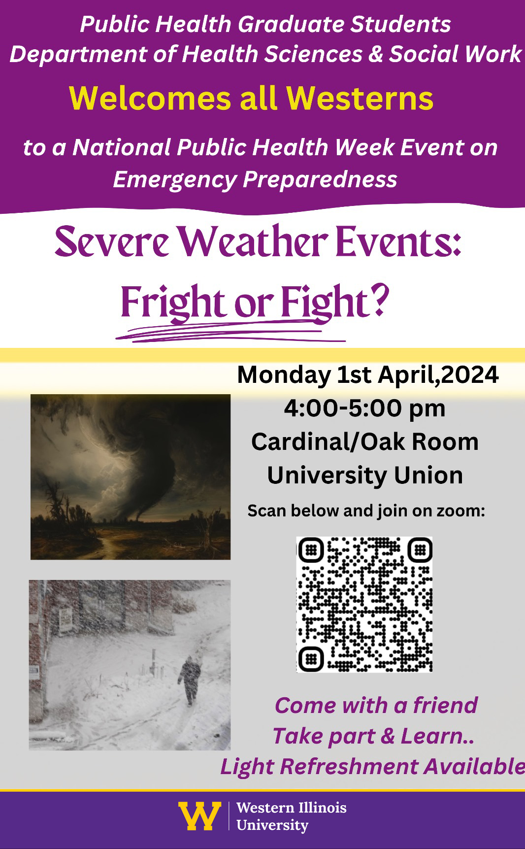 Severe Weather poster