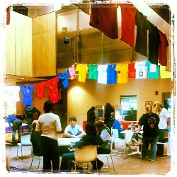 T-shirt making sessions are scheduled in April as part of The Clothesline Project. 