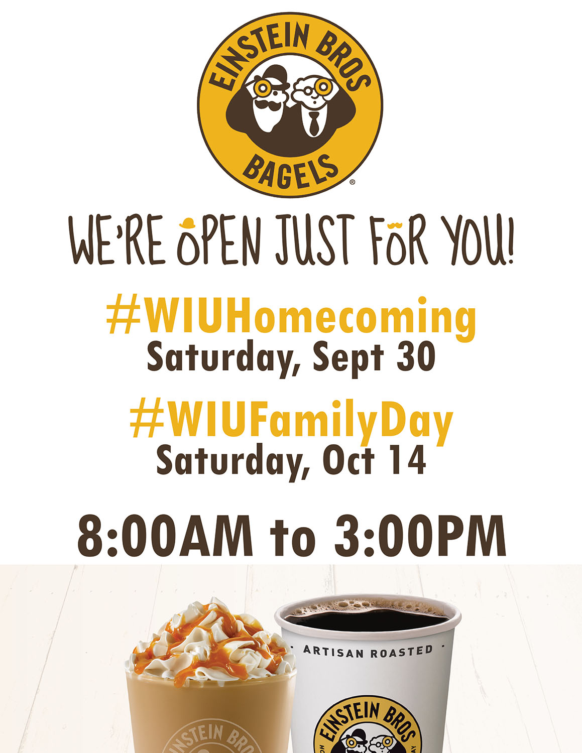 einstein bagel hours