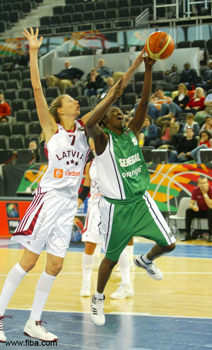 Women Basketball Team And Latvian 96