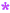 Image of a purple asterisk