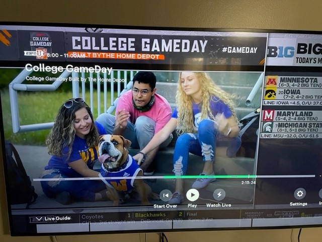 Ray and friends on ESPN broadcast