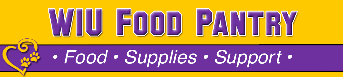WIU Food Pantry: Food, supplies, and support. 