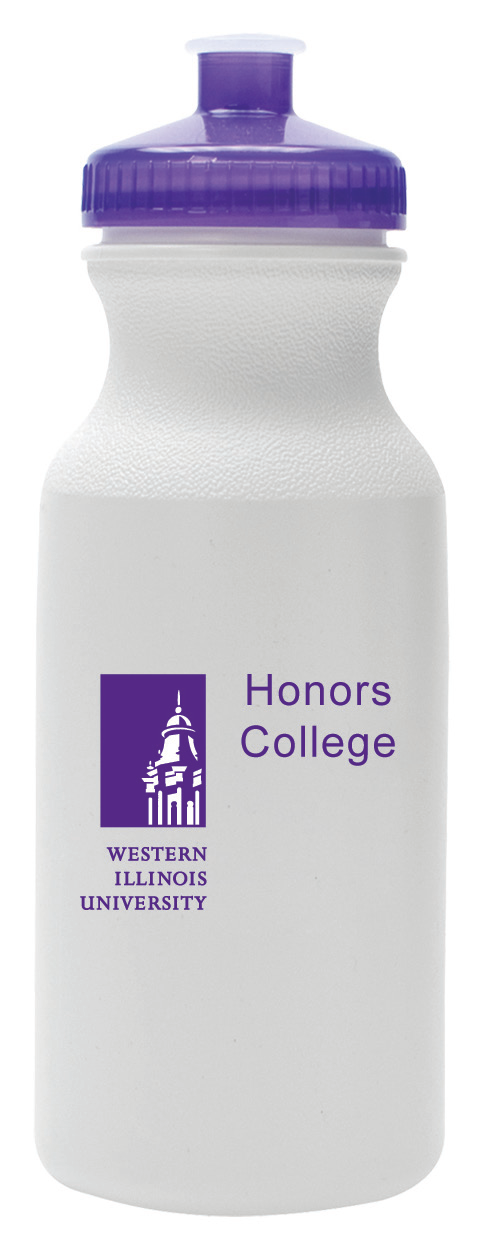 water bottle w/ tower logo