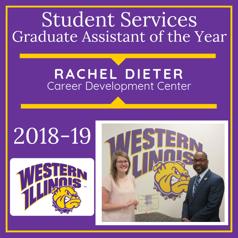 Graduate Assistant of the Year: Rachel Dieter, Career Development Center