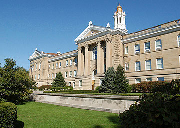 Sherman Hall in Summer.