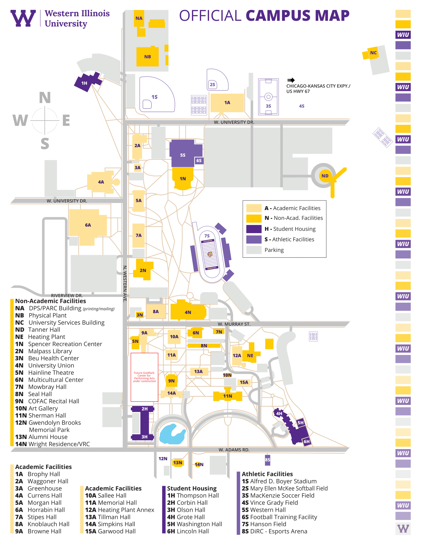 Western Campus Map Western Campus Map