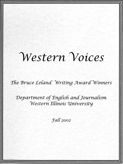 Western Voices 2002 Cover