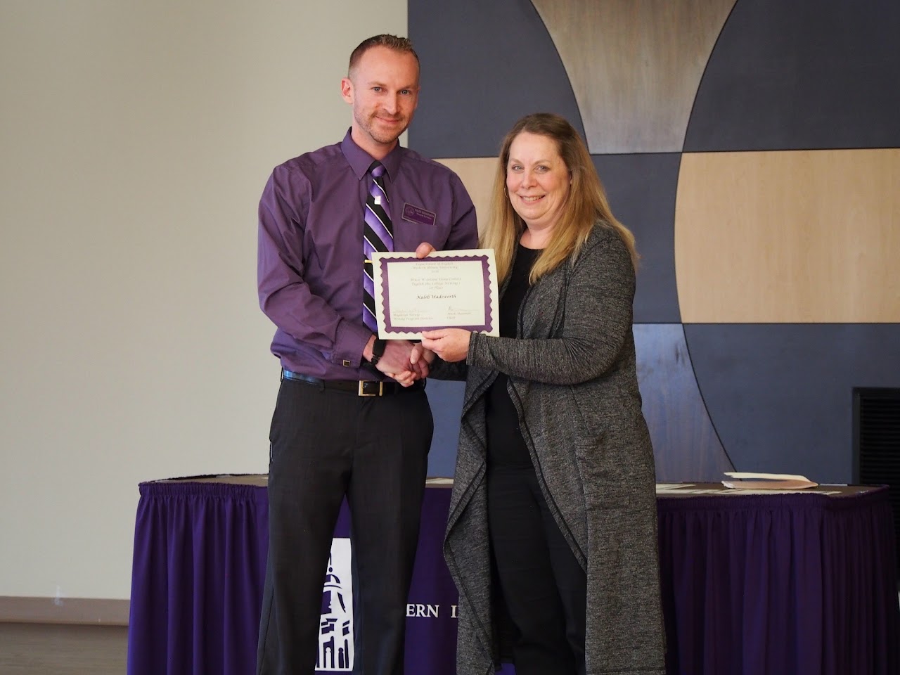 Photo of Kaleb Wadsworth, Inst. Brenda Porter