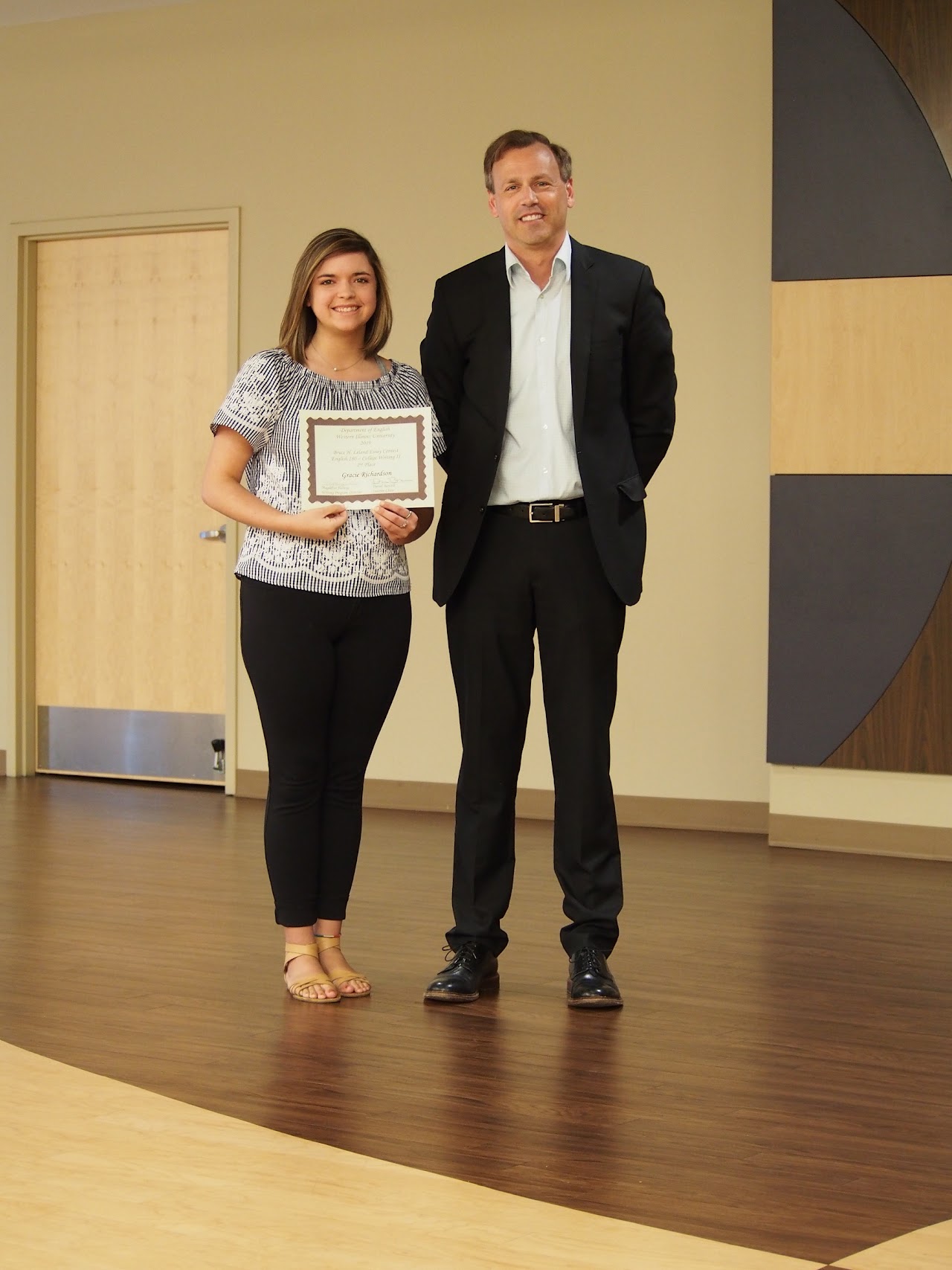 Photo of Gracie Richardson, Inst. Tim Helwig