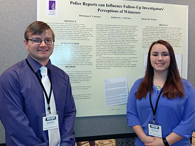 Michael Waters and Domi Coleman Forensic Psychology Majors