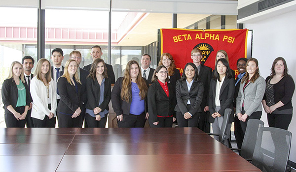 BAP Students at induction ceremony