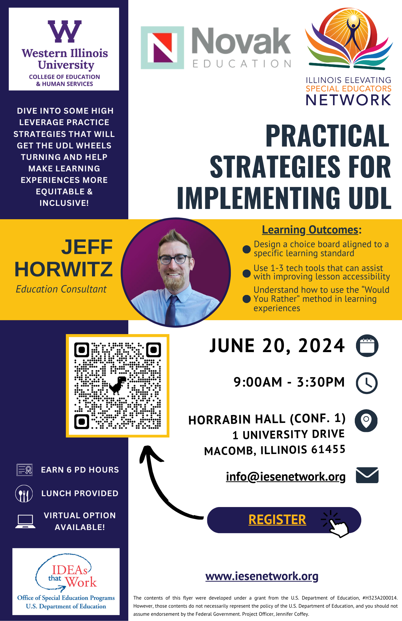 UDL- PD event flyer