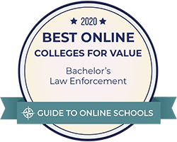 Guide to online schools, Best online colleges for value, Bachelor's Law Enforcement, 2020