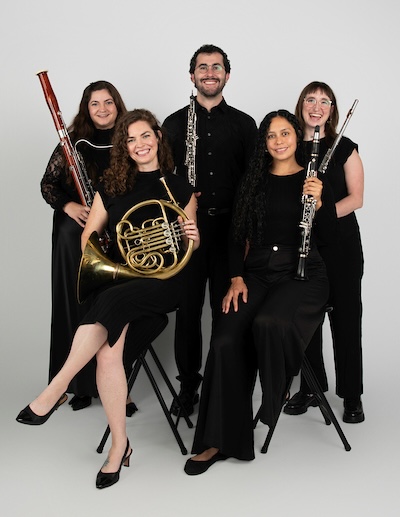 Camerata Woodwind Quintet group photo