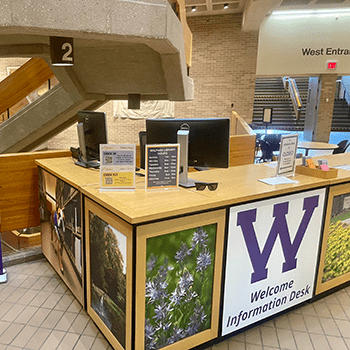 Malpass Library Study check in desk