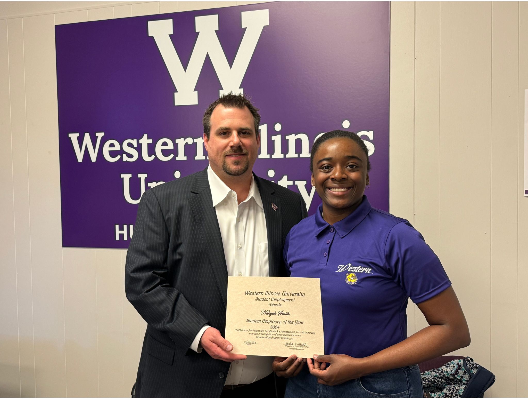 Student Employee of the Year - Nakyah Smith