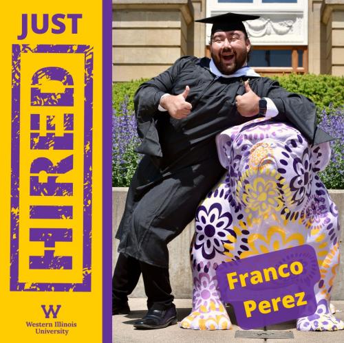 Meet Franco Perez, a graduate of Western Illinois Emergency Management (‘24) and a masters graduate in Public Safety Administration (‘25), who was hired as an instructor of Emergency Management at WIU.
