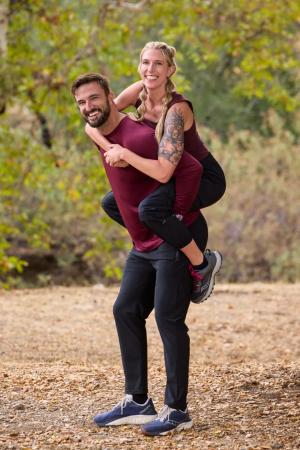 WIU alum Jaime Tribo (left) and her brother, Cody Langlois, are competitors in the new season of The Amazing Race.