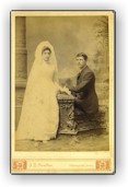 Marie Marchand & William Ross Wedding day (June 15, 1888)