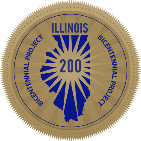 Image of Official Seal of Illinois Bicentennial Project Website