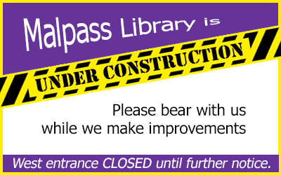 WIU Libraries -- West Entrance Closed for Summer