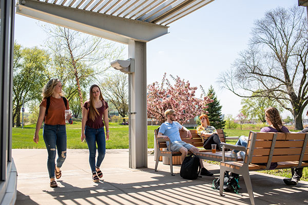 students in Riverfront Hall