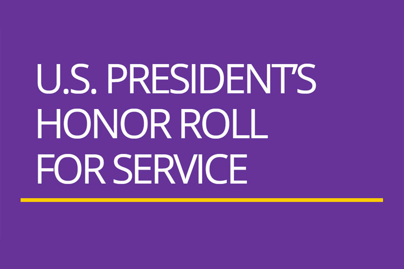 U.S. President's Honor Role for Service