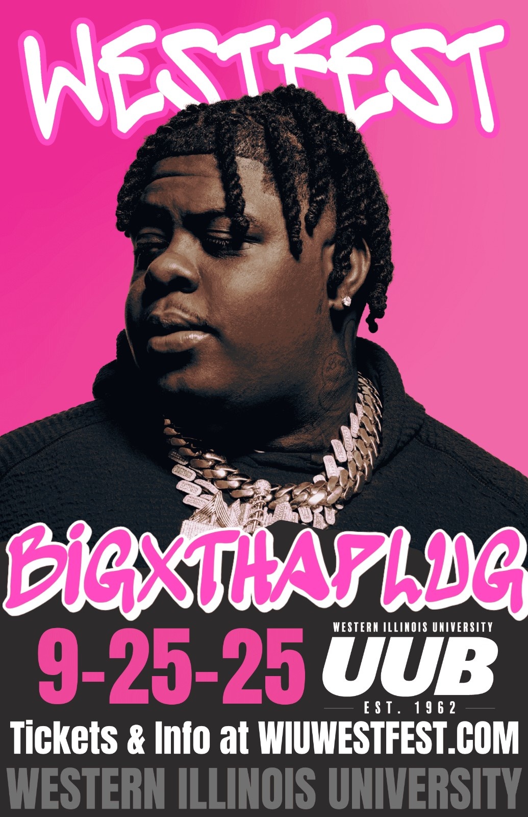 BigXthaPlug WESTFEST 2025 Poster
