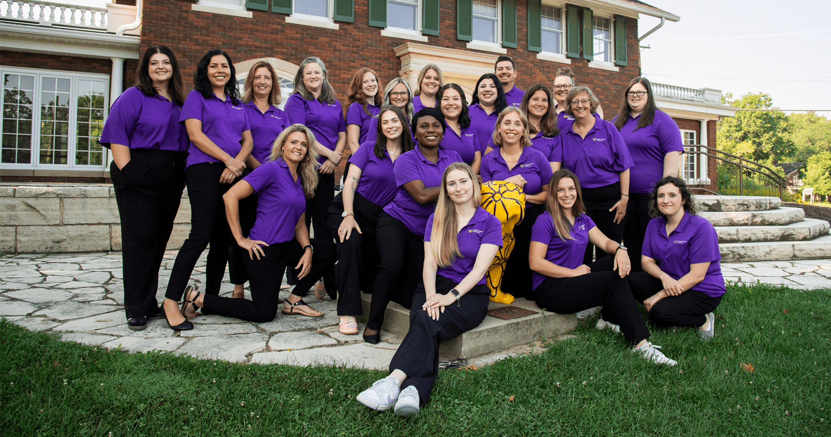 group photo of admissions staff