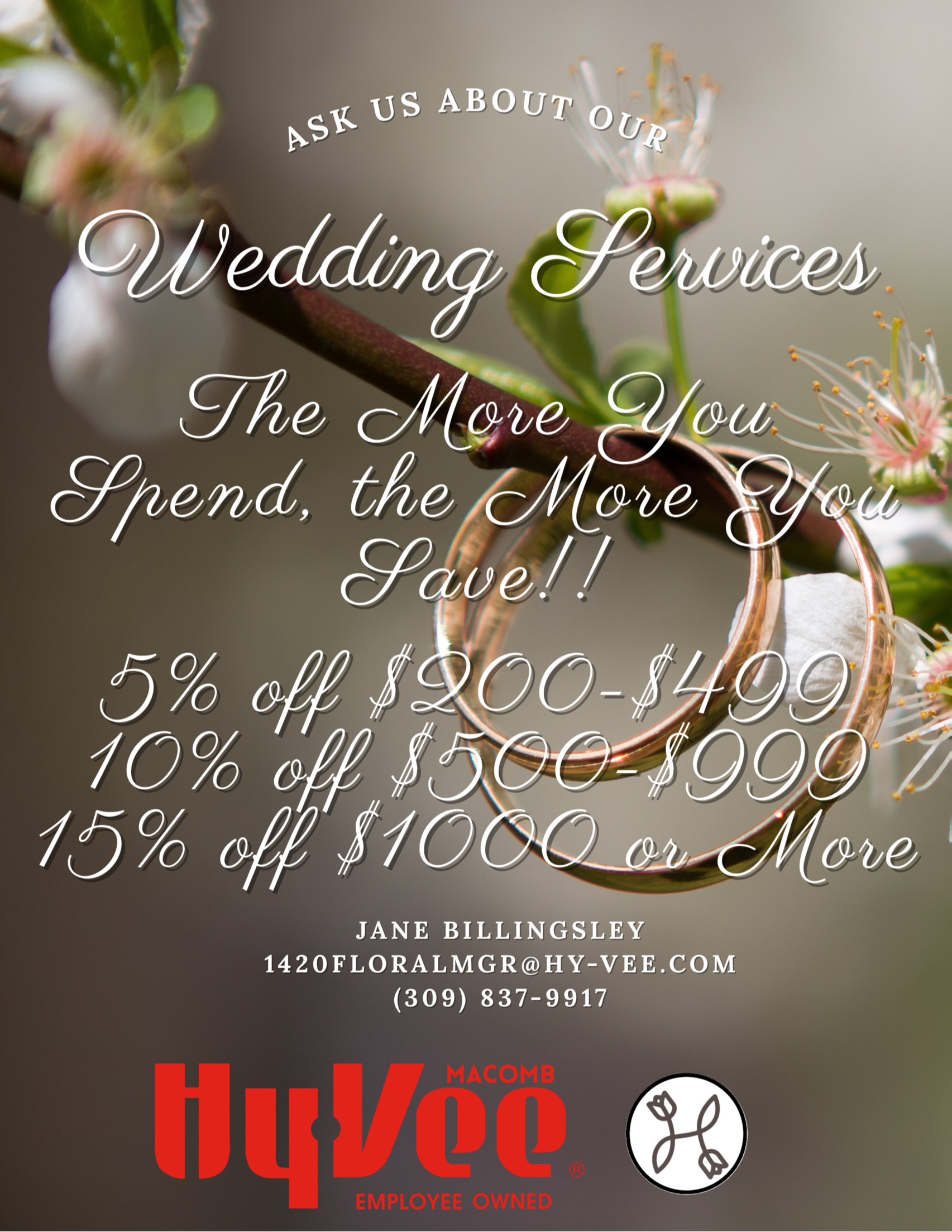 Photo of HyVee Discounts - Text equivelent below