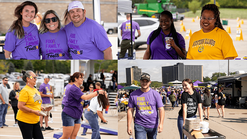 collage of lots of people at the event