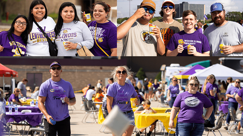 collage of lots of people at the event