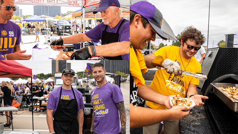 collage of bbq cooks